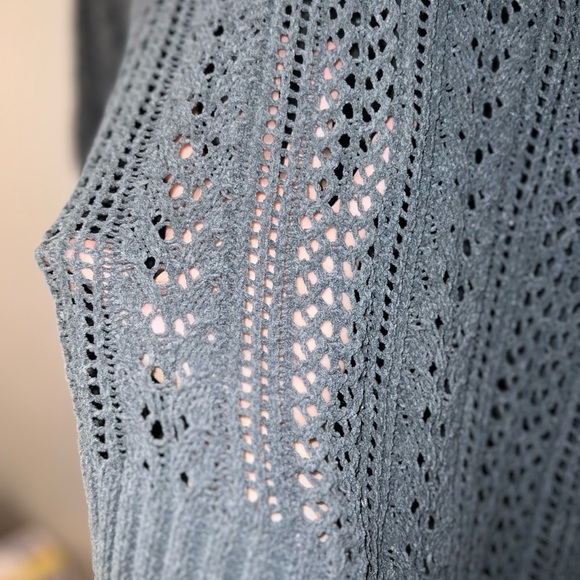 Maurice's Matte Chenille Pointelle Pullover sweater - Picture 4 of 7